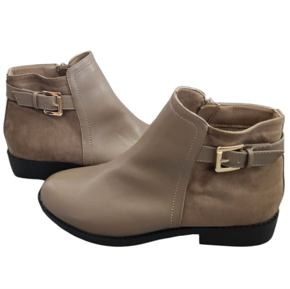 Marypaz From Spain Elegant Tan Ankle Boots EU 41 Tan Black New Without Box